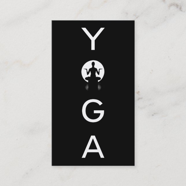 Pilater, Yoga-instruktörsmeditation, Andlig Visitkort (Framsida)