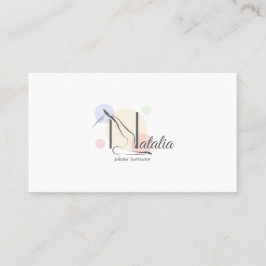 Pilaterna Brev N Pose | Monogram Brev N Pilatus Visitkort