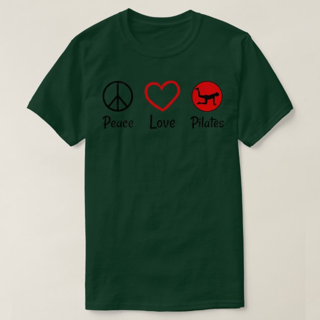 Pilaterna för fred i Kärlek Pilaterna Älskare I Kä T Shirt (Design framsida)