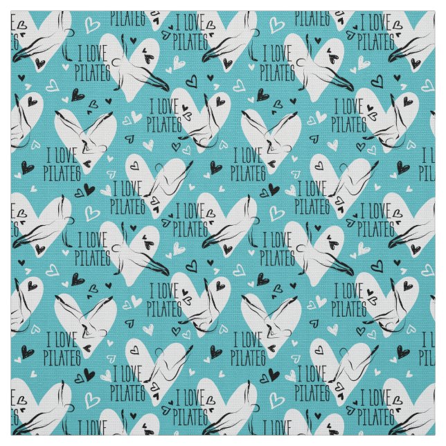 Pilaterna har sjölöst Mönster i blå färg Tyg (Provkarta)