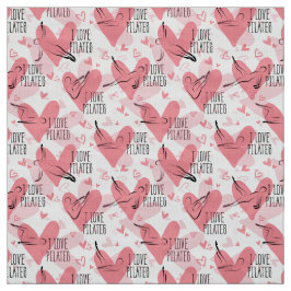 Pilaterna har sjölöst Mönster i ljusröd färg Tyg