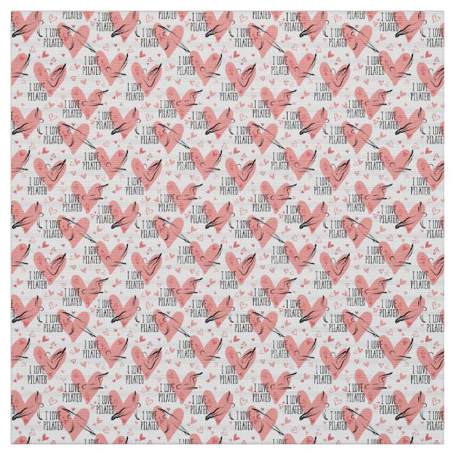 Pilaterna har sjölöst Mönster i ljusröd färg Tyg (Provkarta)