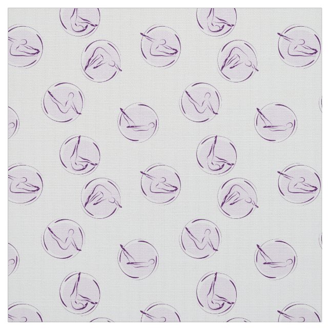 Pilaterna i mönster tyg (Provkarta)