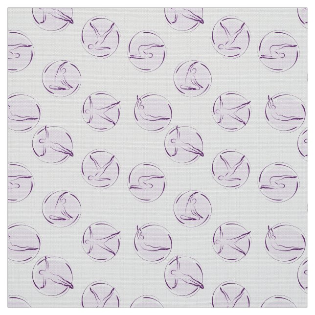 Pilaterna i mönster tyg (Provkarta)