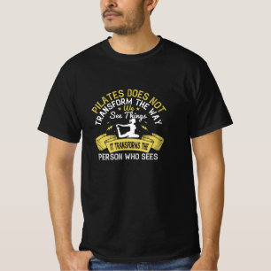 Pilaterna omvandlar den person som ser t shirt
