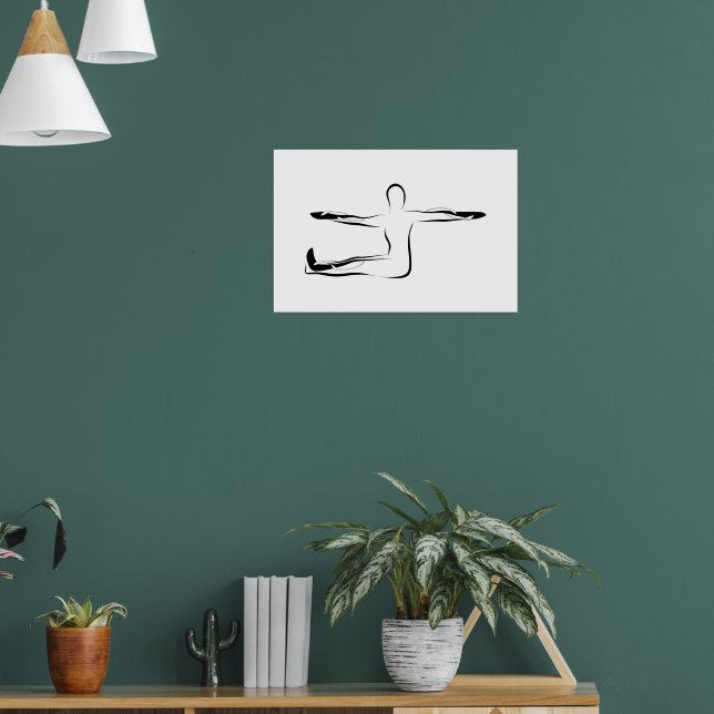 Pilaterna Snörpspets - Mat Poster (Vardagsrum 1)