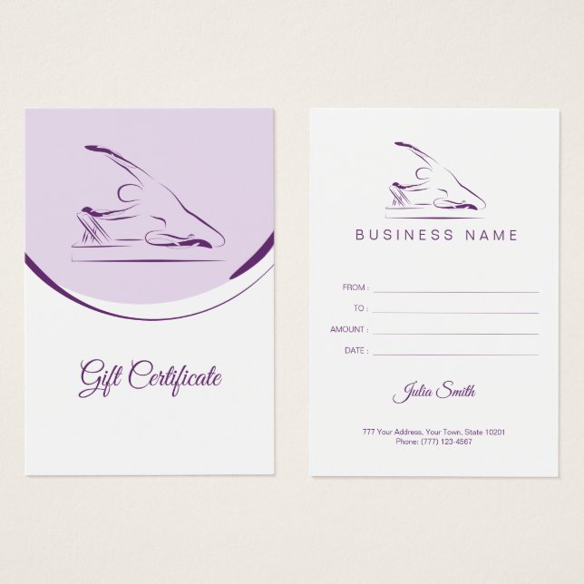 Pilaternas sjöjungfru avseende reformreformer | FÄ Visitkort (Framsida & baksida)