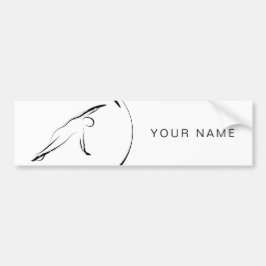 Pilaters sidobend-attityd bildekal