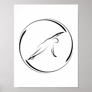 Pilaters sidobend-attityd poster