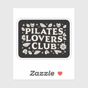 Pilates älskare klistermärken