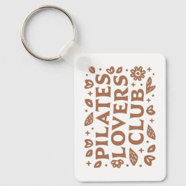 Pilates älskare klubb nyckelring