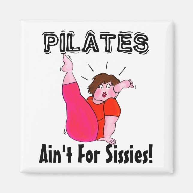 PILATES är inte till för missiler! Magnet (Framsidan)