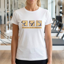 Pilates är min terapi Citat Wellness Fitness Tröja