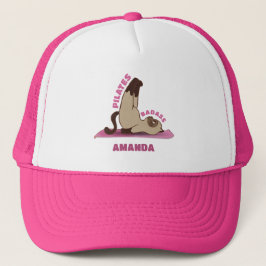 Pilates Badass Tränings Kitty Cat Truckerhatt Keps