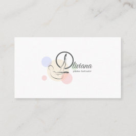 Pilates Brev O Pose | Monogram Brev O Pilates Visitkort