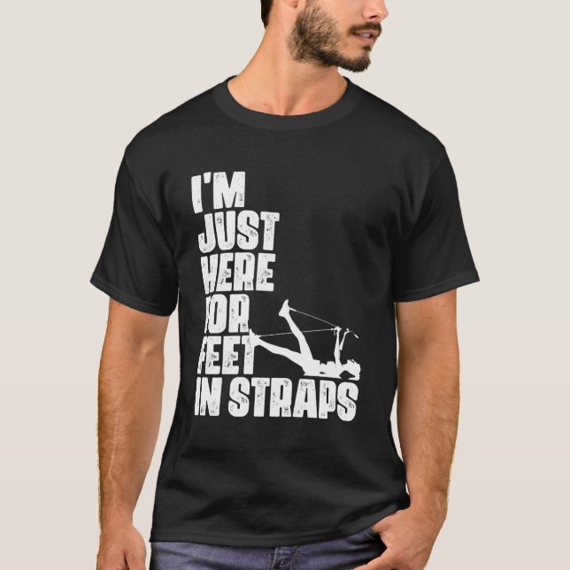 Pilates Exercise Health Workout Fitness Namaste -  T Shirt (Framsida)