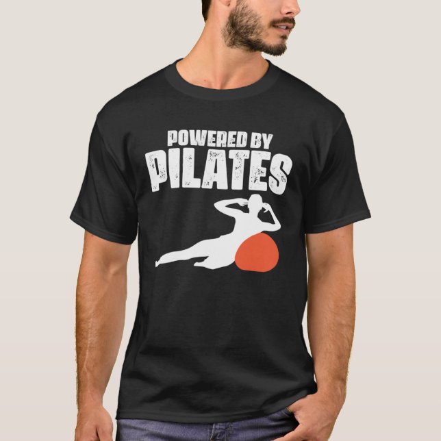 Pilates Exercise Namaste Yoga Health Workout Fitne T Shirt (Framsida)