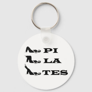 Pilates figurer! nyckelring