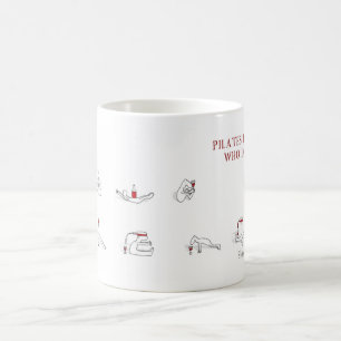 Pilates för folk som älskar vinHarolds planet Kaffemugg