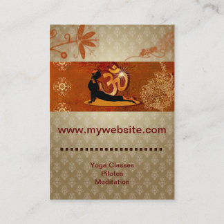 Pilates för visitkortYogameditation coachning Visitkort