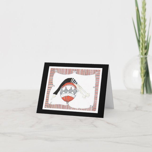 Pilates höst-/vinterträning helgkort (Framsida)