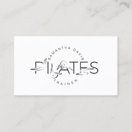 Pilates Instructor Pilates Business Card Visitkort