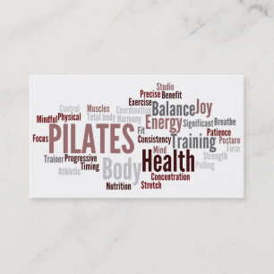 PILATES-instruktörvisitkort Visitkort
