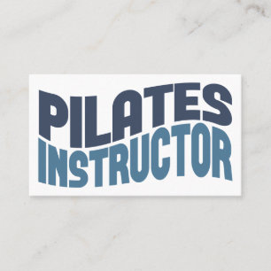 Pilates instruktörvisitkortar visitkort