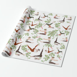 Pilates Jul Wrapping Papper Presentpapper