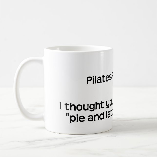 Pilates? Kaffemugg (Vänster)