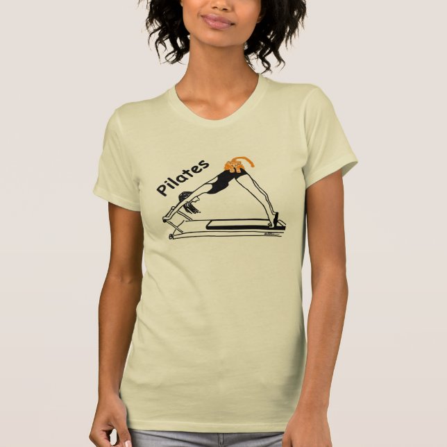 Pilates katt tee shirt (Framsida)