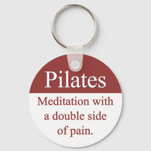 Pilates Keychain Nyckelring