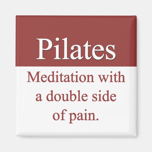 Pilates Magnet (Framsidan)