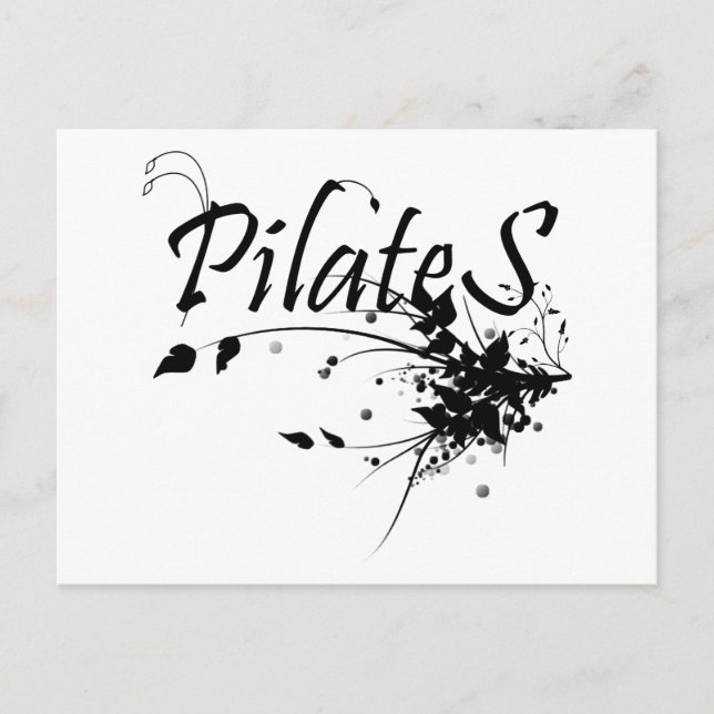 Pilates-metod fan! Pilates-konst Vykort (Framsida)