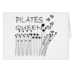 Pilates metoddrottning! hälsningskort