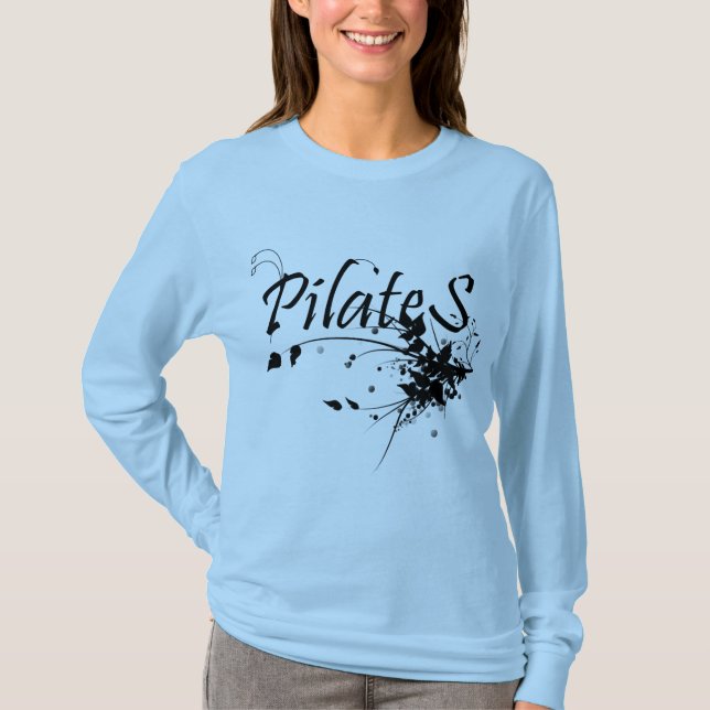 Pilates metodfläkt! Pilates konst Tröja (Framsida)