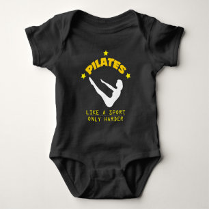 Pilates något liknande en sport, endast mer hård t shirt