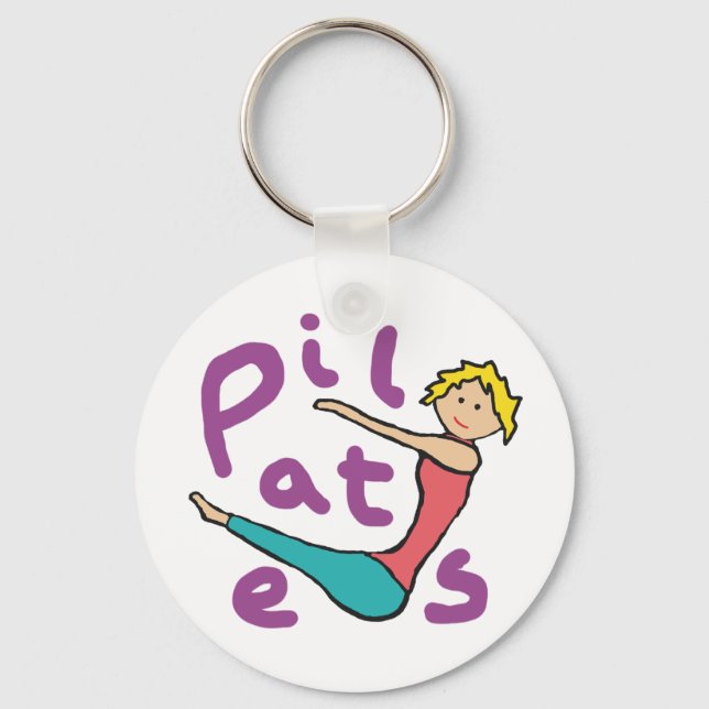 Pilates Nyckelring (Framsida)