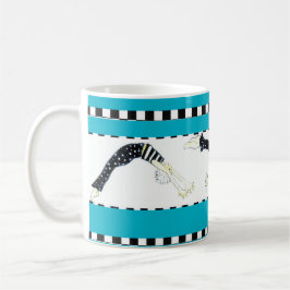 "pilates- och kaffe" mugg