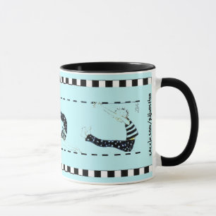 Pilates och kaffe mugg