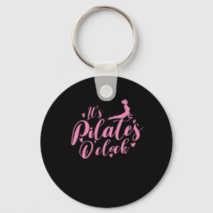 Pilates O'klocka Powerhouse Körper Yoga Nyckelring