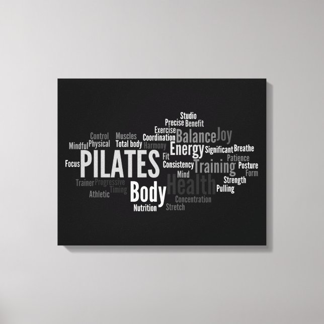 PILATES Ord Canvas (Framsida)