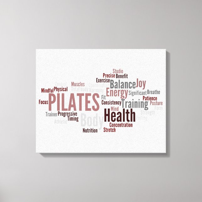 PILATES Ord Canvas (Framsida)