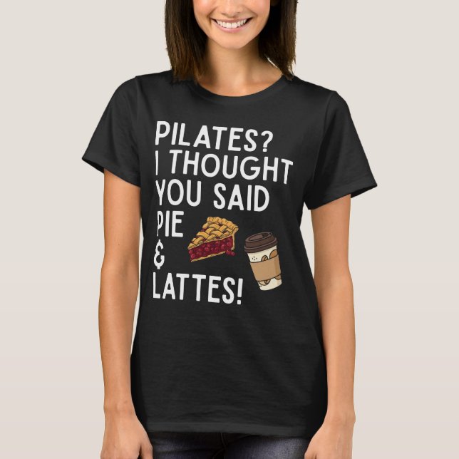 Pilates Paj & Lattes Rolig Tröja För Träning (Framsida)