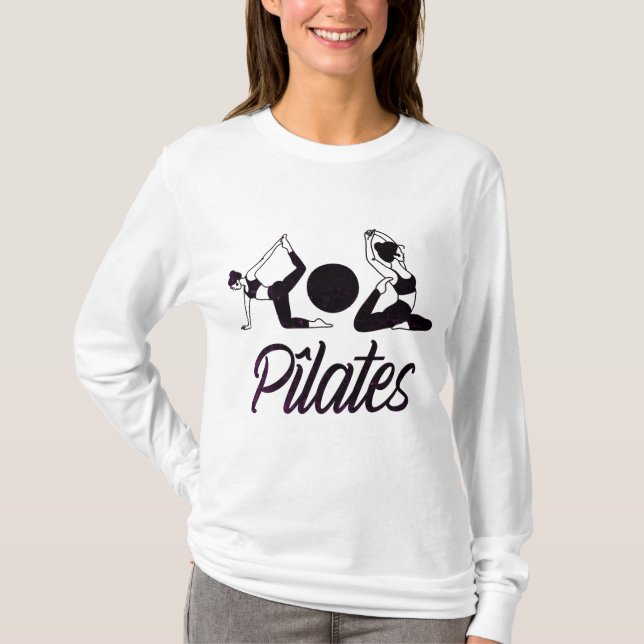 Pilates Pîlates T Shirt (Framsida)