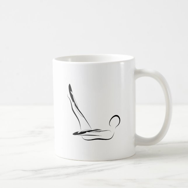Pilates-pose Kaffemugg (Höger)