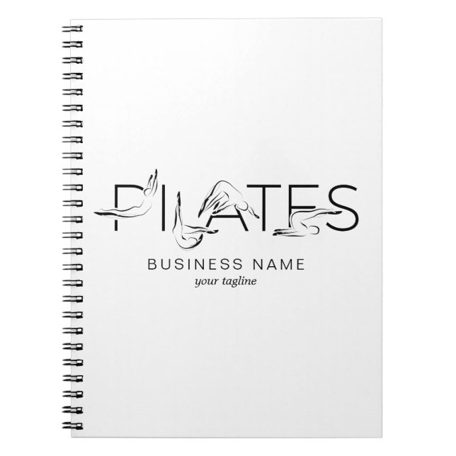 Pilates Posons i Pilates Ord Anteckningsbok (Framsidan)