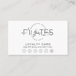 Pilates Posons i Pilates Ord Lojalitetskort