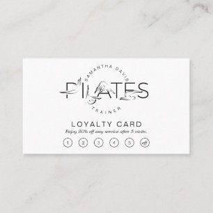 Pilates Posons i Pilates Ord Lojalitetskort