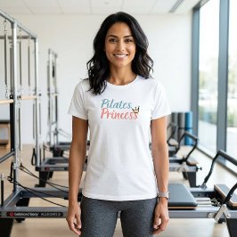 Pilates Princess Modern Yoga Meditation Tshirt T Shirt